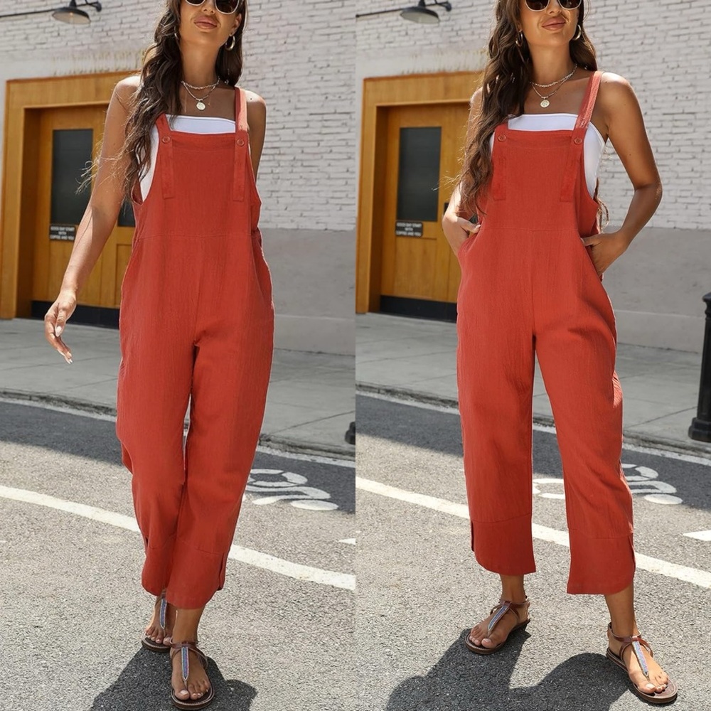 Women's Rust Jumpsuit